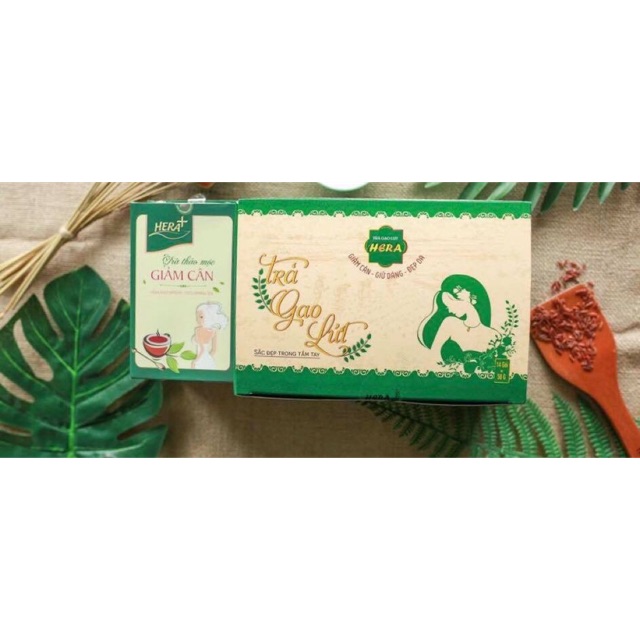 Trà thảo mộc giảm cân hẻa(combo 1 tháng)
