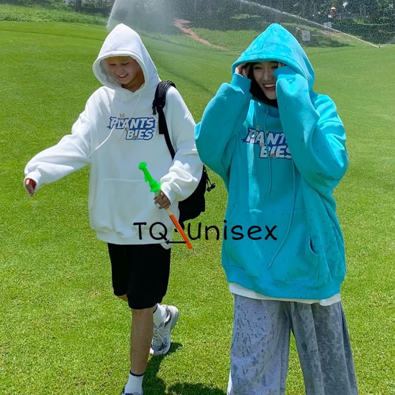 Áo hoodie nam nữ Plants unisex form rộng 3 màu (Xanh,Trắng ,Đen) | BigBuy360 - bigbuy360.vn