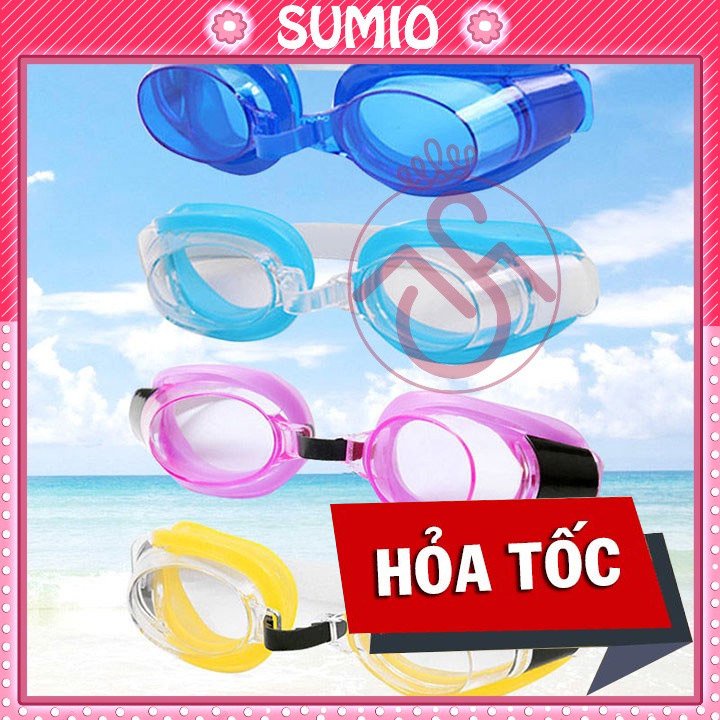 Kính bơi trẻ em cao cấp tặng kèm bịt mũi bịt tai cho bé gái bé trai kiếng bơi đi biển mùa hè 2 đến 10 tuổi Sumio_offical
