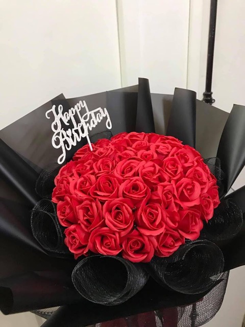 Bó hoa sáp 30 bông hồng Đỏ