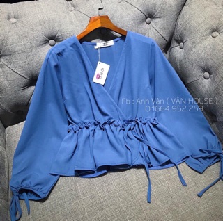 Áo peplum cổ chéo hot hit
