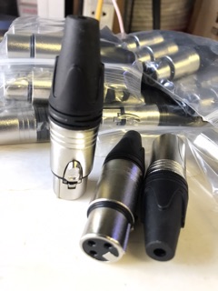 Jack canon (XLR) Đực ,cái hàng chuẩn lõi đồng