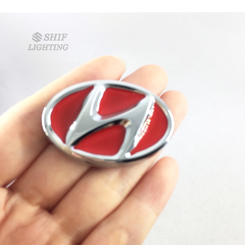 Logo Hyundai bằng kim loại dán xe hơi chất lượng cao