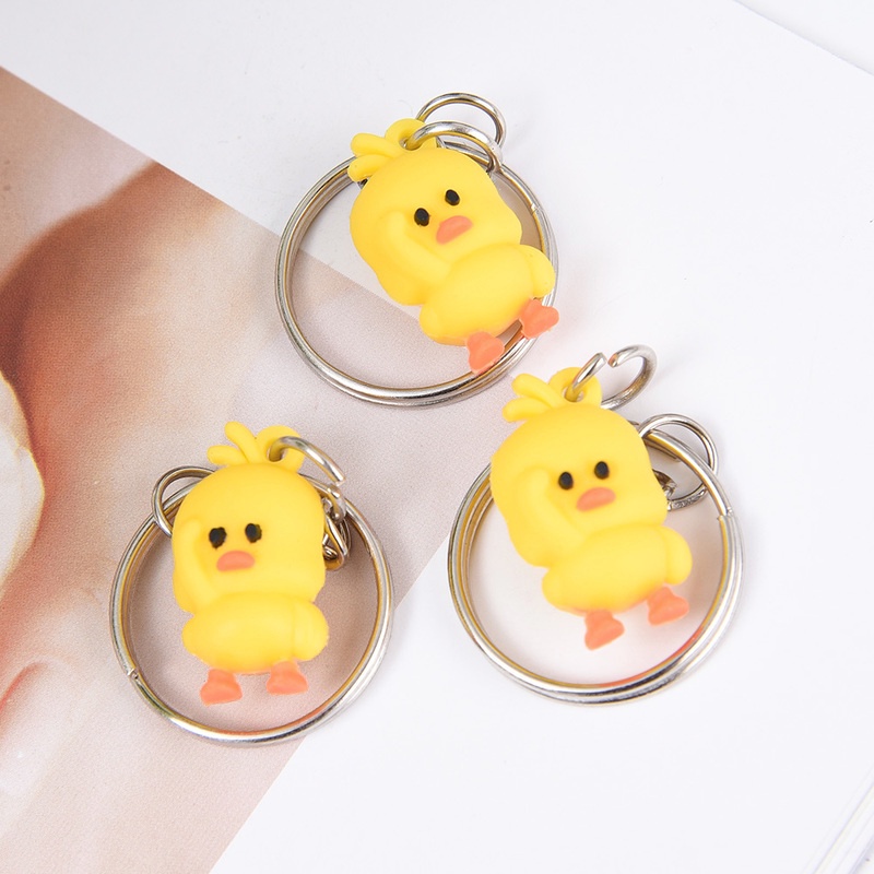 Móc Khóa Hình Chú Vịt Vàng Dễ Thương Xinh Xắn