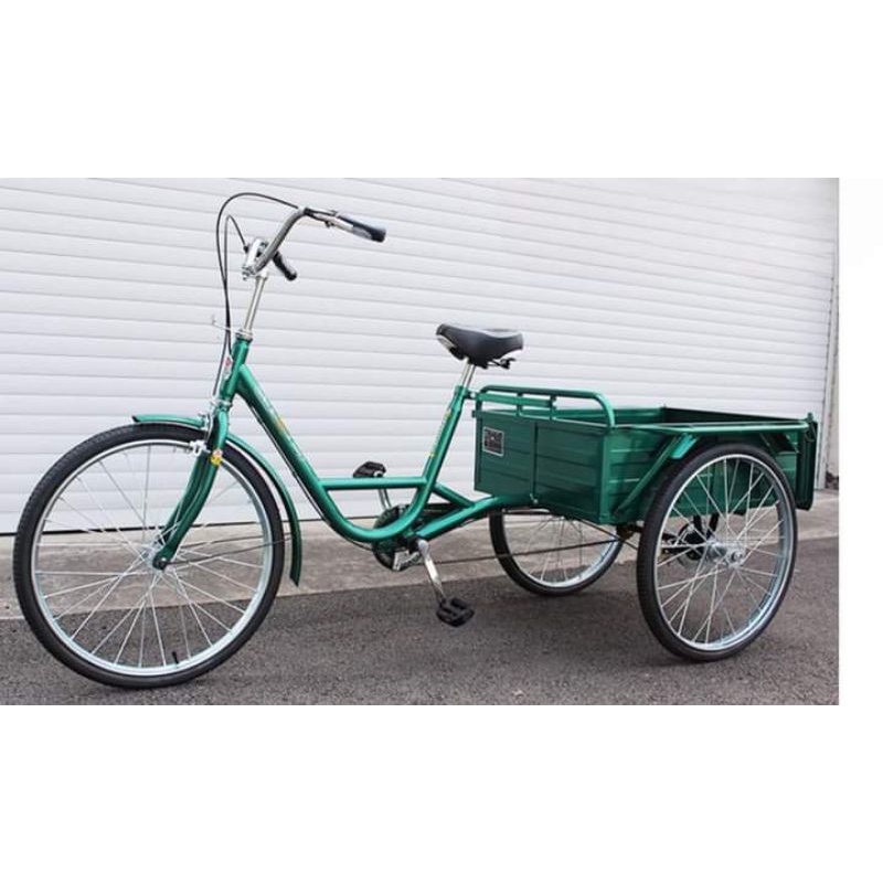 XE ĐẠP 3 BÁNH CHỞ HÀNG BẢN PHANH DÂY TẢI TRỌNG 100KG