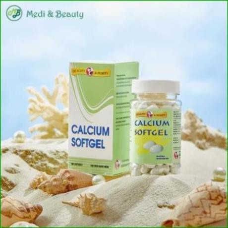 Viên Uống Canxi Vitamin D3 Calcium SoftGel,Giúp Xương Chắc Khỏe Trẻ Còi Xương Chậm Mọc Răng