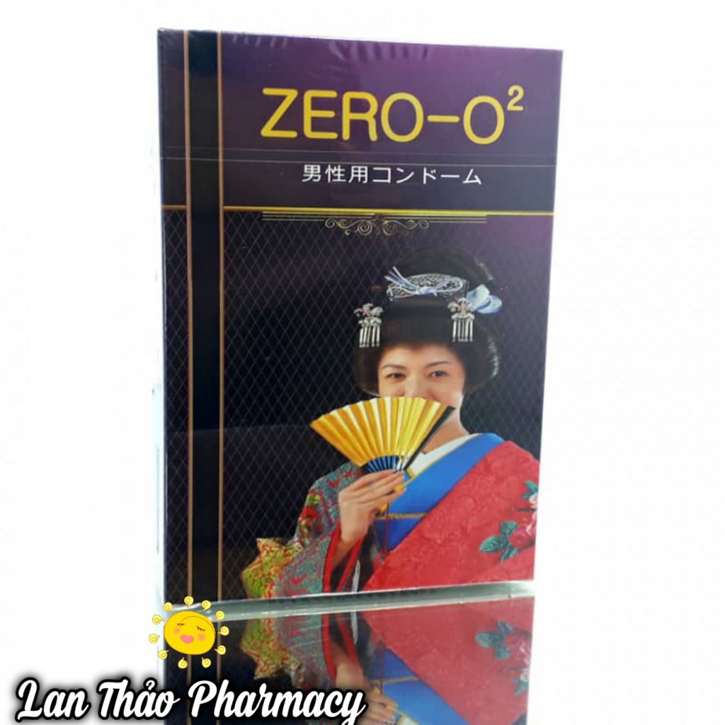 Bao Cao Su Nhật Zero O2 Siêu Mỏng Ôm Sát hộp 12 cái