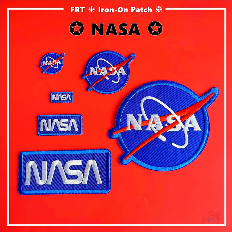 ☸ N.asa - Miếng Vá Ủi Logo ☸ 1 Huy Hiệu Ủi Thêu Hình Hành Tinh DIY 6 Phong Cách