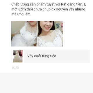 Váy cưới tùng tiệc