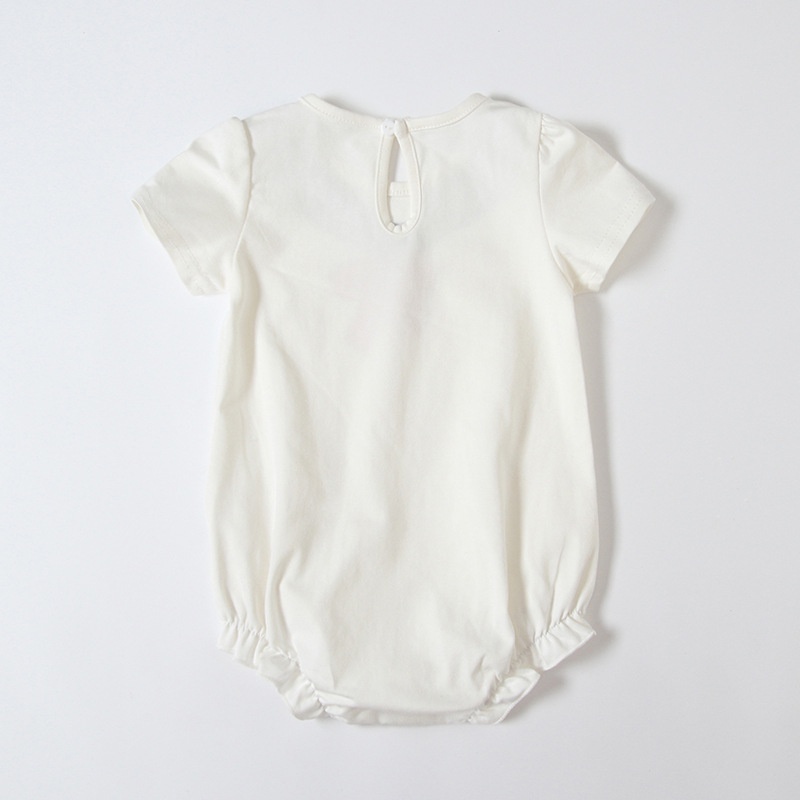 Áo liền thân thời trang bằng cotton dành cho bé