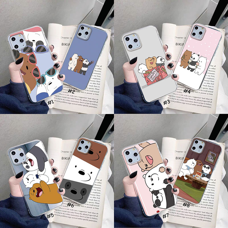 Ốp Lưng TPU Mềm Samsung Galaxy J1 2016 J1Mini  Three Bare Bears 3