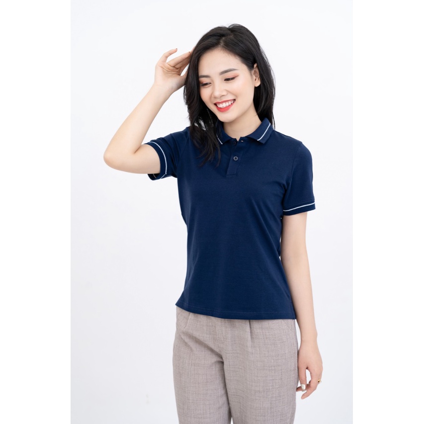 Áo polo nữ Vena chất liệu cotton 100% mềm mịn, thoáng mát