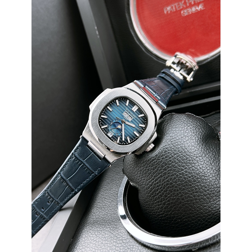 Đồng hồ nam Patek Phillip Nautilus 5726A 42mm máy cơ nhật cao cấp, chạy full kim, viền trơn