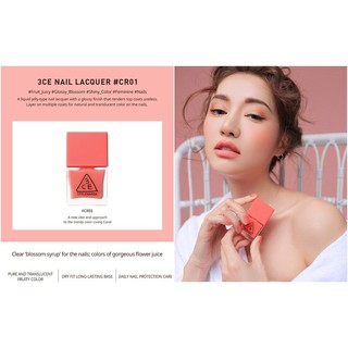 Sơn Móng Tay 3CE Mood For Blossom Nail Lacquer (9ml)