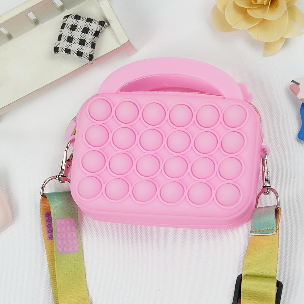 Túi Đeo Chéo Vai Kiểu Hoạt Hình Đính Ngọc Trai Dễ Thương Dành Cho Nữ