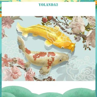Koi Bộ Tranh Đính Đá 5d Tự Làm Hình Cá Koi