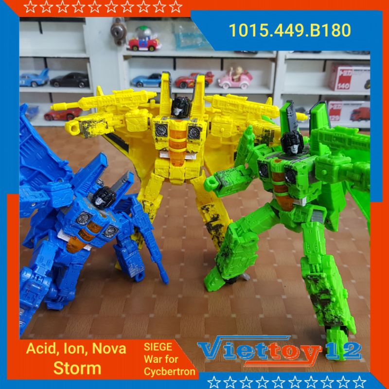 Robot lắp ráp biến hình Transformer, SG-EX Acid Storm, Ion Storm, Nova Storm, SIEGE War for Cycbertr