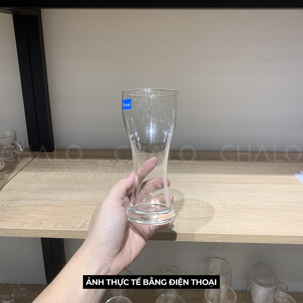 Ly thủy tinh uống bia dáng eo Ocean Imperial 350ml - 3412 [Made in Thailand]