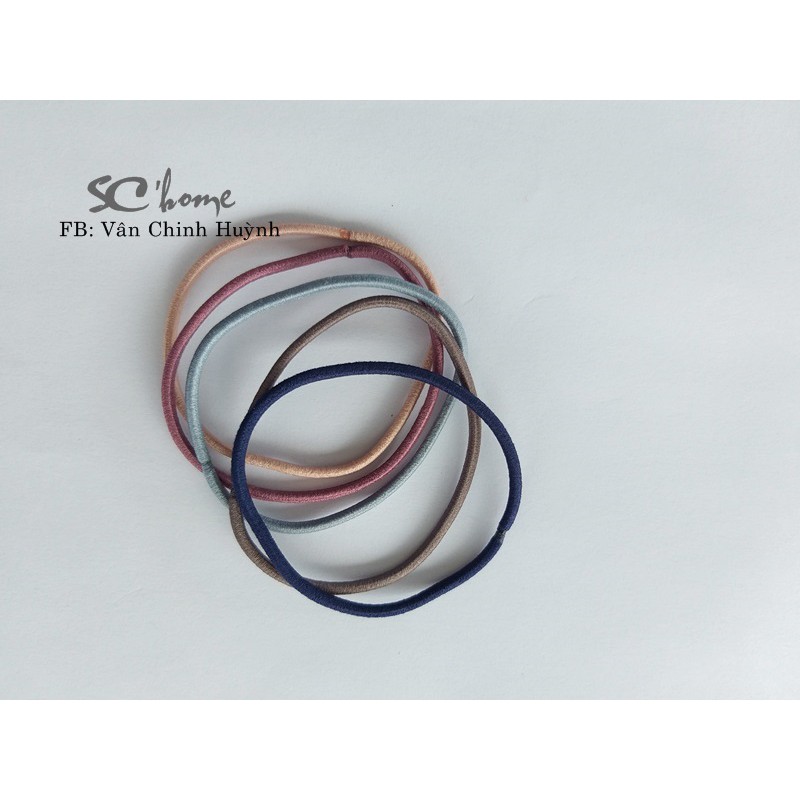 100 cột tóc sợi mảnh 5 màu