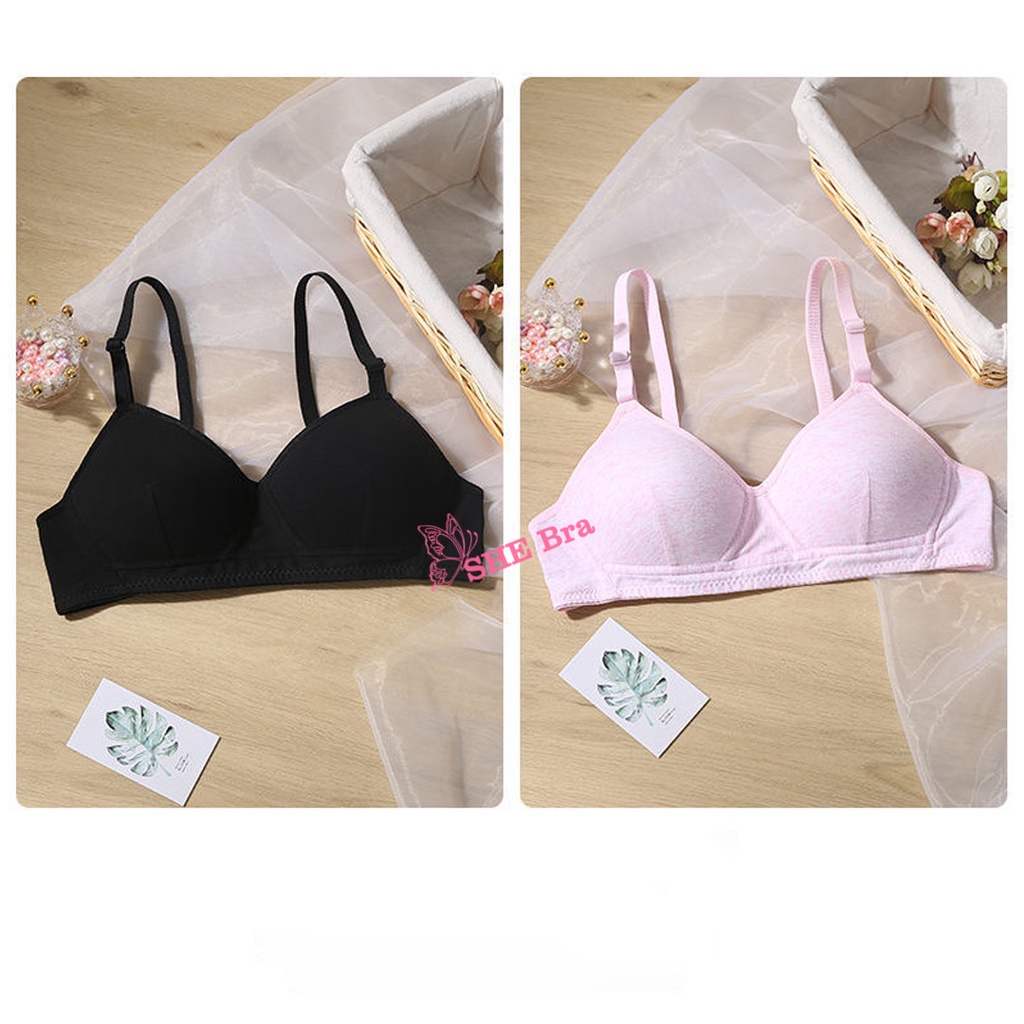 Áo Ngực Bralette Áo Lót Nữ Sinh Không Gọng Mút Vừa Phải Cotton Mềm Mại Form Ôm Ngực ALO05 | BigBuy360 - bigbuy360.vn