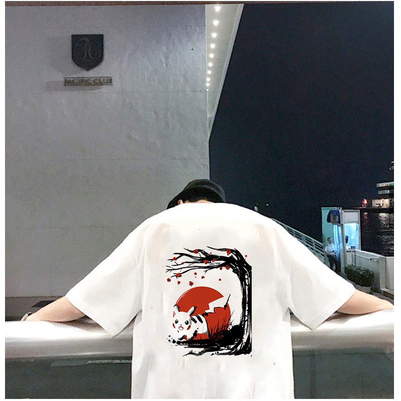 Áo thun unisex form rộng Nhật Bản đẹp độc lạ phong cách cá tính vải dày mịn 2019T2343