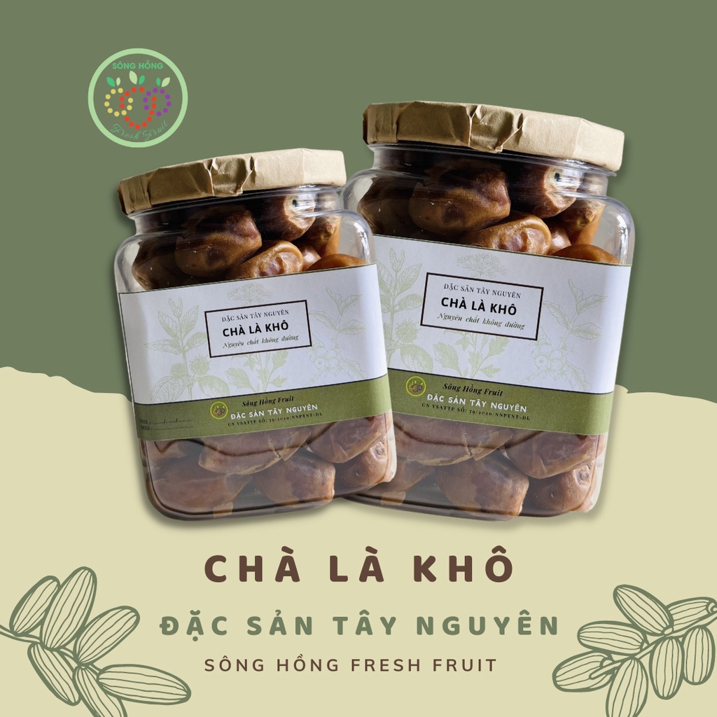 Chà là khô sấy dẻo hộp 500g Đặc sản Tây Nguyên True Nuts