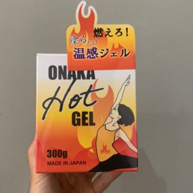 GEL TAN MỠ BỤNG ONAKA HOT GEL NHẬT BẢN 300G đánh tan mỡ bụng, bắp tay đùi mông