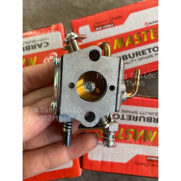 Bộ chế hoà khí, Bình xăng con máy cưa 5200, 5900 hàng Master sịn