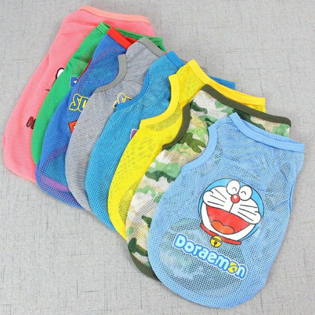 Áo lưới in hình thú cho thú cưng