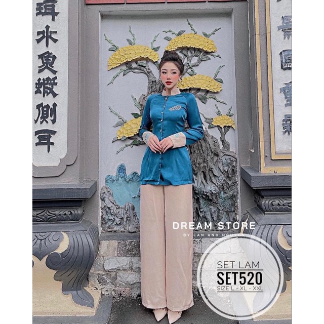 Đồ Lam Đi Chùa Big Size