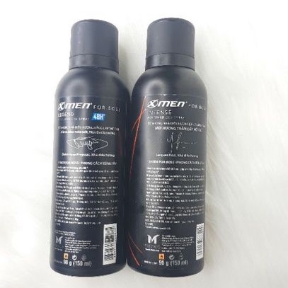 Xịt khử mùi Xmen For Boss 150ml hàng chính hãng