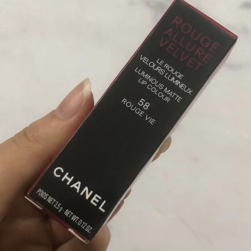 (Hàng Mới Về) Son Môi Trang Điểm Màu Đỏ Hiệu Chanel 58 # | BigBuy360 - bigbuy360.vn