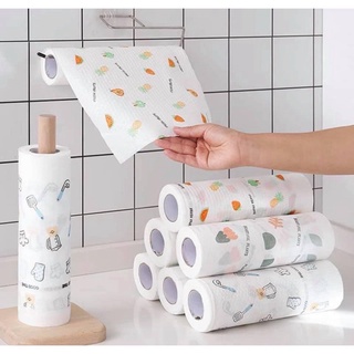 Cuộn Giấy Lau Đa Năng Bằng Vải Không Dệt Nhiều Màu ĐẸP