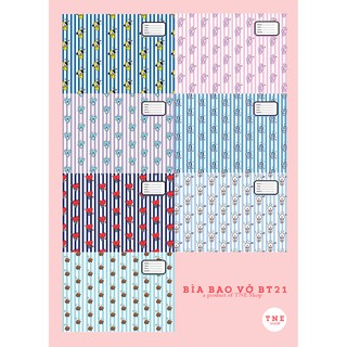 [HÀNG CÓ SẴN] Bìa bao vở BT21