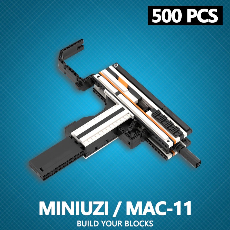 Đồ Chơi Lắp Ráp Kiểu Mô Hình Free Fire Lửa Chùa Mô Hình UZI MINI Với 500+ Mảnh Ghép,  Của Kevin183