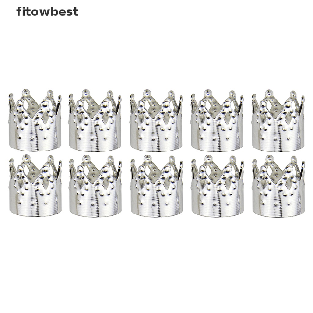 Set 100 Kẹp Nối Tóc Bện Bằng Hợp Kim Kẽm Chất Lượng Cao