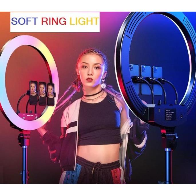 Đèn led Ring tròn đổi màu RGB MJ18