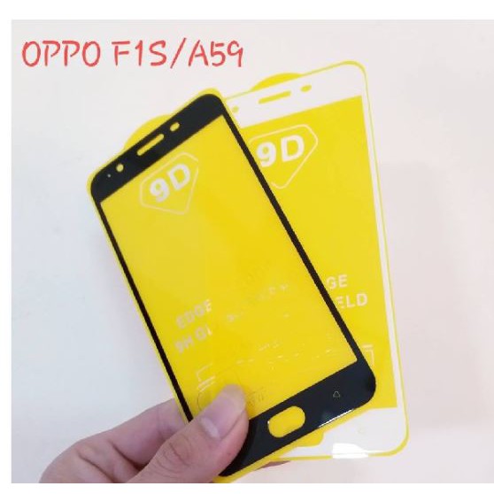 Kính Cường Lực 9D OPPO F1S/A59 Cao Cấp Full Màn Hình