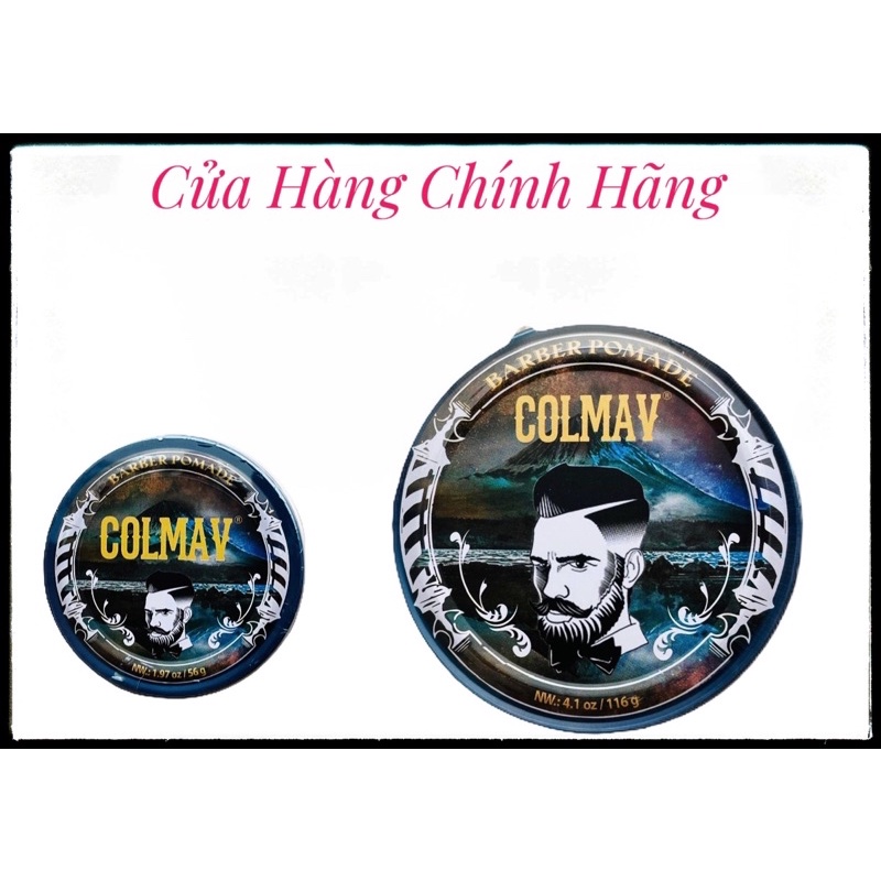 Sáp Vuốt Tóc Colmav Barber Pomade 56g-116g Hàng Chuẩn Chính Hãng