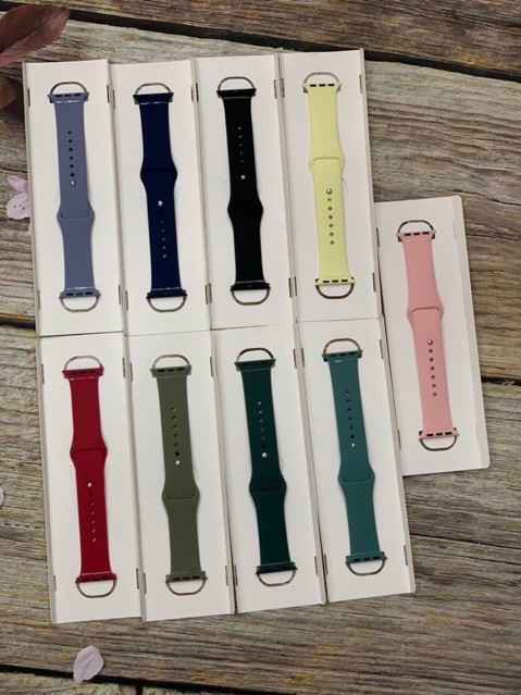 Dây đeo silicone COTEetCi cho đồng hồ Apple Watch đủ size 30/ 40/ 42/ 44mm Chính hãng