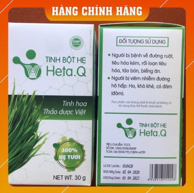 [100% hết bón] Tinh Bột Hẹ Heta.Q - Nano hẹ giúp bé hết bón, siêng ăn (xuất xứ: Việt Nam)