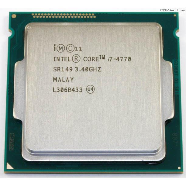 Bộ Xử Lý CPU I7 4770 (8M Bộ Nhớ Đệm, Tối Đa 3,90 GHz)- Tặng Keo Tản Nhiệt SK 1150 hỗ trợ H81, B85, ...