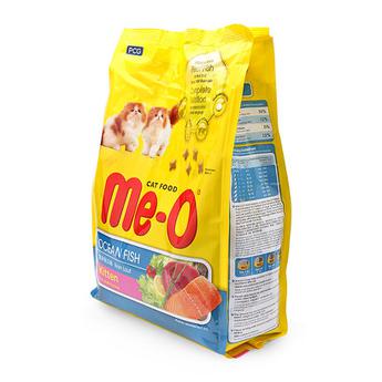 Thức ăn cho mèo con me-o kitten vị cá biển 400g ,Mèo con từ 2 đến 12 tháng tuổi - qpetshop