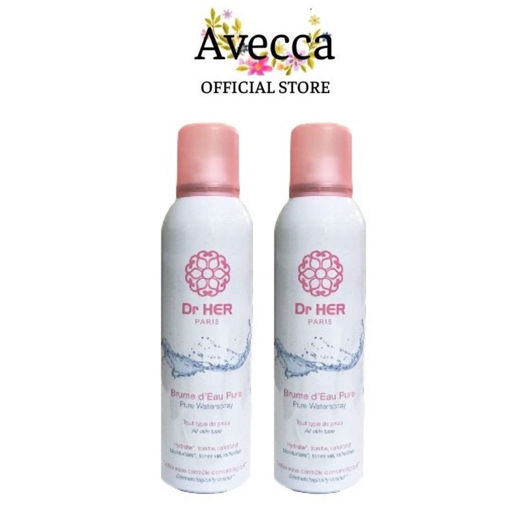 Xịt Khoáng Làm Dịu Da, Cấp Ẩm Tức Thì Dr Her Paris 150ml