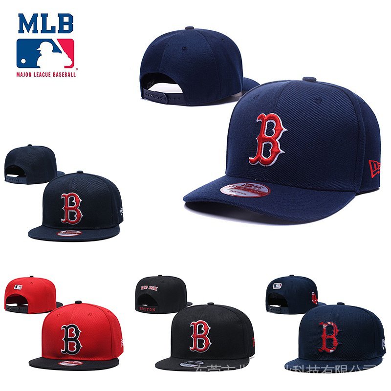 MLB Boston cap Red Sox plain sport Snapback Hiphop travel Trucker Owc9