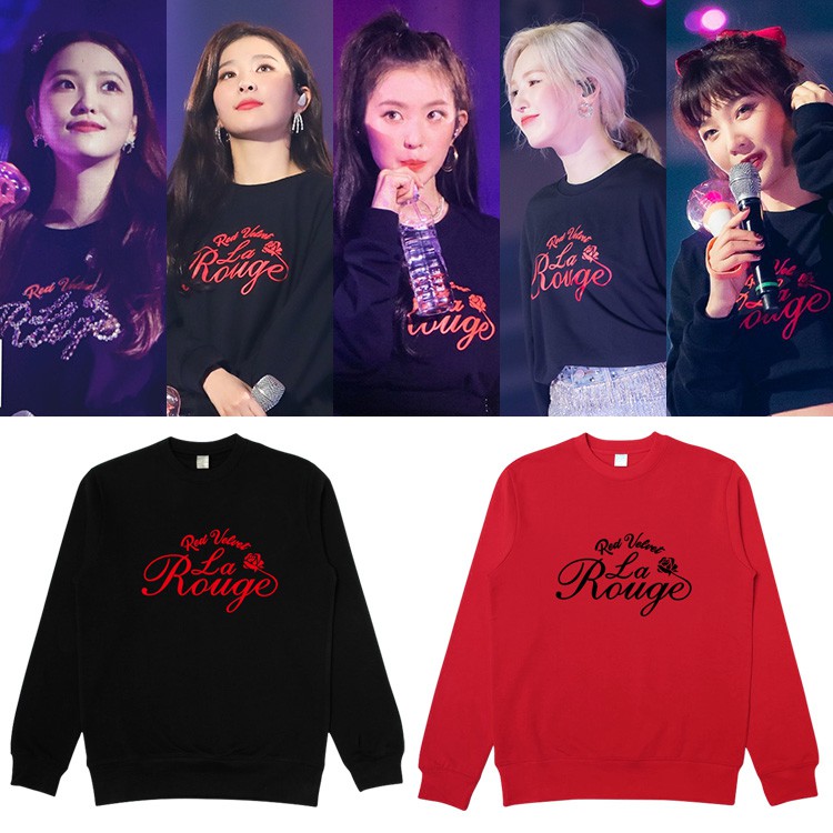 Fashion Red Velvet Kpop Sweater Concert La Rouge Red Velvet