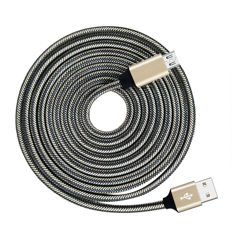 Cáp Sạc Nhanh Micro USB Dạng Bện 3A Cho Điện Thoại Thông Minh / Máy Tính Bảng Android S7 S6