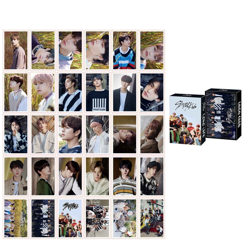 Straykids Postcard Cards  Photocard Cute Print Card Poster For Korea Fans Gift