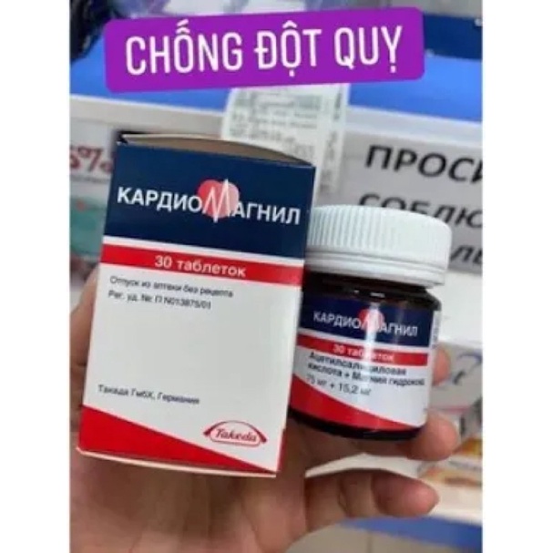Viên uống Chống đột quỵ, ngừa tai biến hộp 100 viên của Nga