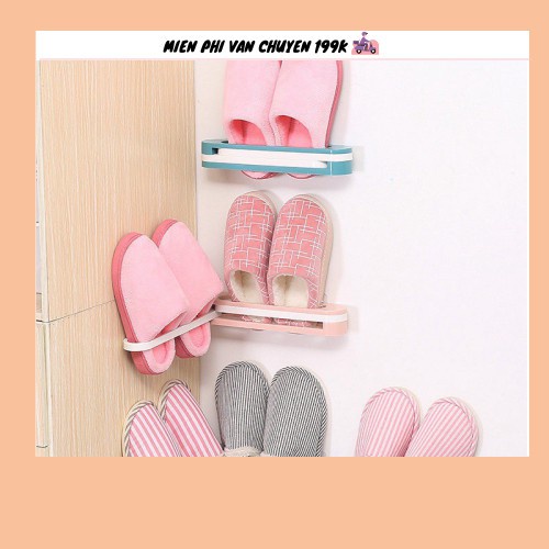 Giá gắn tường treo giày dép, giá treo khăn 3 trong 1 gấp gọn tiện dụng 88087